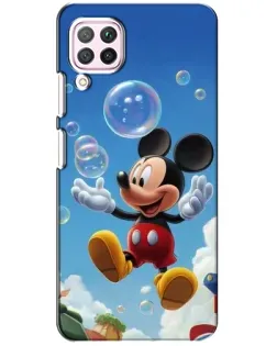 Чехол для Huawei P40 Lite с картинкой «Mickey и мыльные пузыри» Чехол для Huawei P40 Lite с картинкой «Mickey и мыльные пузыри»