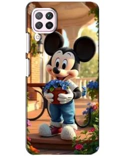 Чехол для Huawei P40 Lite с картинкой «Микки садовод» Чехол для Huawei P40 Lite с картинкой «Микки садовод»