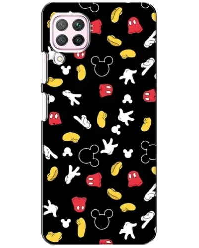 Чехол для Huawei P40 Lite с картинкой «Графический принт лапок»