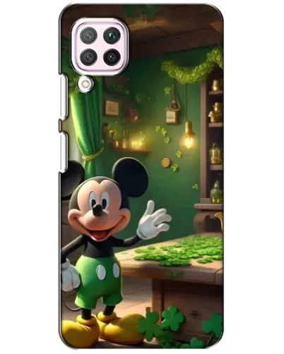 Чехол для Huawei P40 Lite с картинкой «Микки в мастерской»