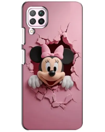 Чехол для Huawei P40 Lite с картинкой «Минни сквозь стену»