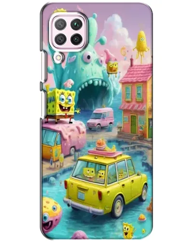 Чехол для Huawei P40 Lite с картинкой «Монстр-трак приключения»