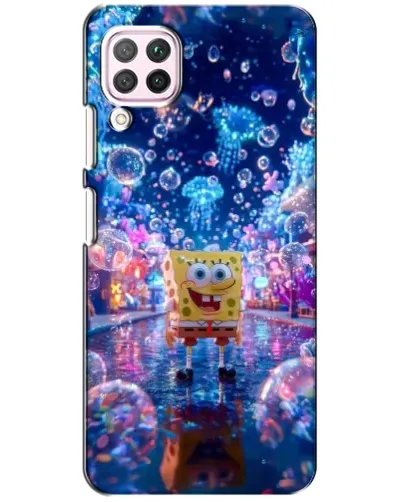 Чехол для Huawei P40 Lite с картинкой «Неоновый океан»