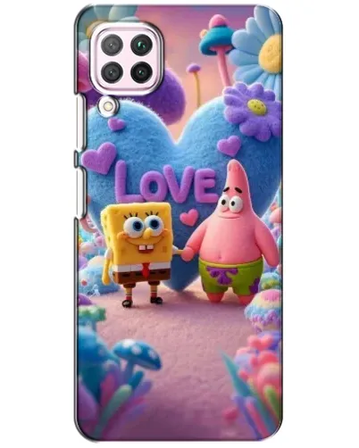 Чехол для Huawei P40 Lite с картинкой «Губка Боб Патрик»