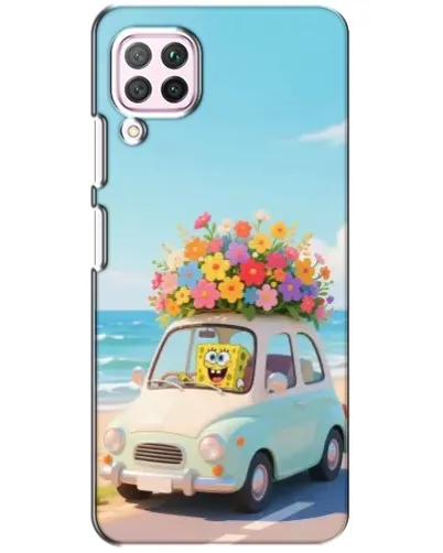 Чехол для Huawei P40 Lite с картинкой «Автомобильное путешествие»