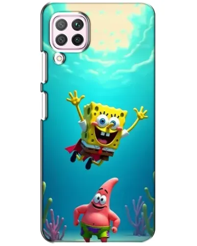 Чехол для Huawei P40 Lite с картинкой «Спанч Боб под водой» Чехол для Huawei P40 Lite с картинкой «Спанч Боб под водой»