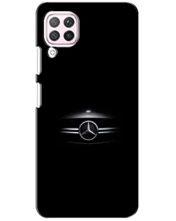 Чехол для Huawei P40 Lite с картинкой «Mercedes — абстрактные линии»