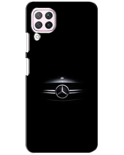 Чехол для Huawei P40 Lite с картинкой «Mercedes — абстрактные линии»