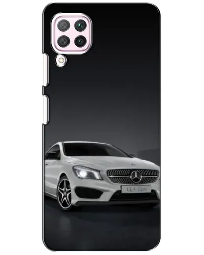 Чехол для Huawei P40 Lite с картинкой «Mercedes AMG GT Silver»