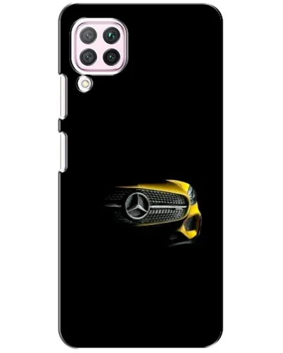 Чехол для Huawei P40 Lite с картинкой «Mercedes — ретро стиль»