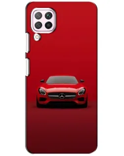 Чехол для Huawei P40 Lite с картинкой «Красный Mercedes AMG»