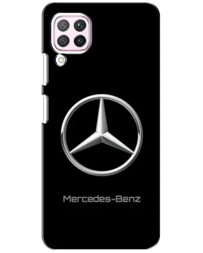 Чехол для Huawei P40 Lite с картинкой «Mercedes Silver Logo»