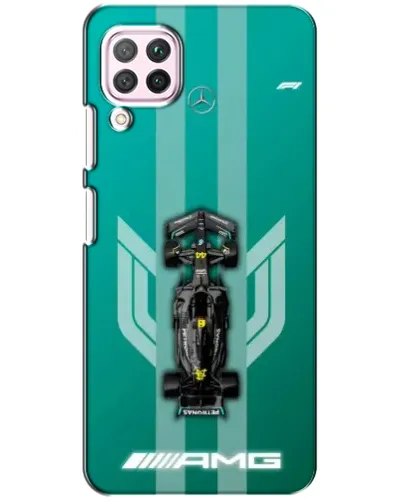 Чехол для Huawei P40 Lite с картинкой «Mercedes AMG Petronas»