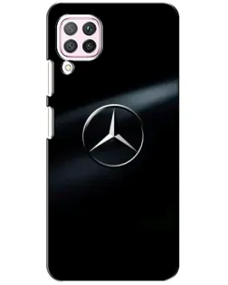 Чехол для Huawei P40 Lite с картинкой «Mercedes на металле»