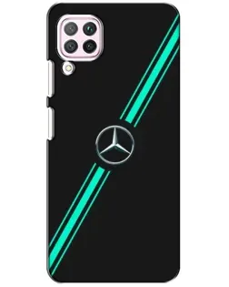 Чехол для Huawei P40 Lite с картинкой «Спортивные линии Mercedes»