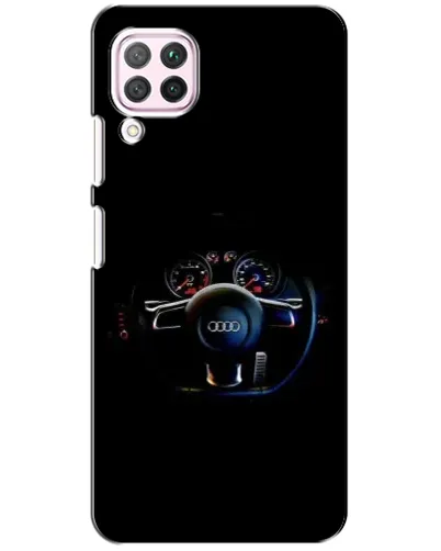 Чехол для Huawei P40 Lite с картинкой «Салон Audi — руль» Чехол для Huawei P40 Lite с картинкой «Салон Audi — руль»