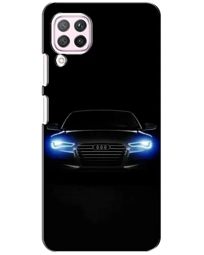 Чехол для Huawei P40 Lite с картинкой «Audi в неоне» Чехол для Huawei P40 Lite с картинкой «Audi в неоне»