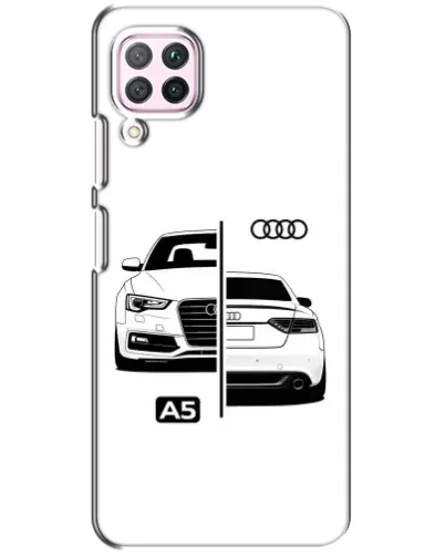 Чехол для Huawei P40 Lite с картинкой «Audi — контрастный дизайн» Чехол для Huawei P40 Lite с картинкой «Audi — контрастный дизайн»