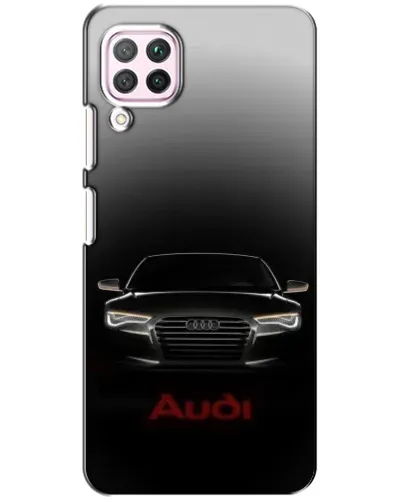 Чехол для Huawei P40 Lite с картинкой «Audi — градиентный контур» Чехол для Huawei P40 Lite с картинкой «Audi — градиентный контур»