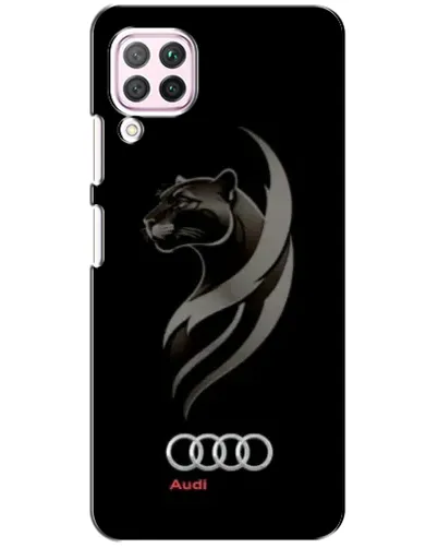 Чехол для Huawei P40 Lite с картинкой «Графика — пантера и Audi» Чехол для Huawei P40 Lite с картинкой «Графика — пантера и Audi»