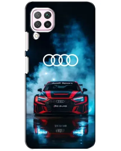 Чехол для Huawei P40 Lite с картинкой «Audi Sport — неон» Чехол для Huawei P40 Lite с картинкой «Audi Sport — неон»