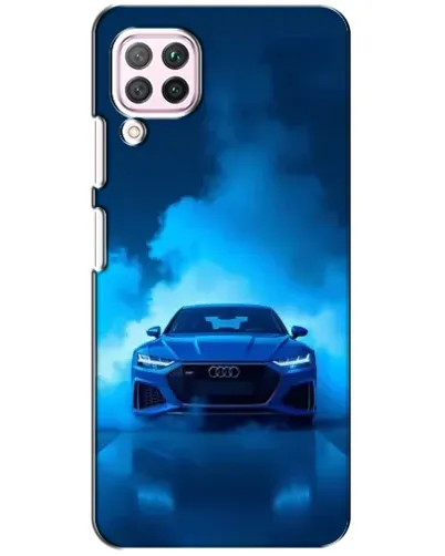 Чехол для Huawei P40 Lite с картинкой «Audi — голубая энергия» Чехол для Huawei P40 Lite с картинкой «Audi — голубая энергия»