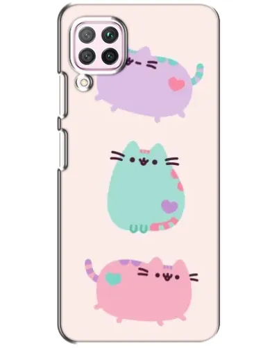 Чохол для Huawei P40 Lite з картинкою «Pusheen тріо» Чохол для Huawei P40 Lite з картинкою «Pusheen тріо»