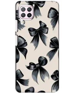 Чехол для Huawei P40 Lite с картинкой «Банты Coquette»