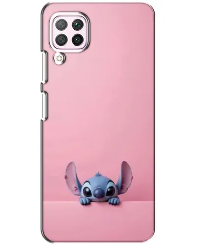 Чехол для Huawei P40 Lite с картинкой «Stitch выглядывает»