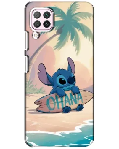 Чехол для Huawei P40 Lite с картинкой «Стич на серфе»