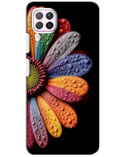 Чохол для Huawei P40 Lite з картинкою «Райдужна квітка»