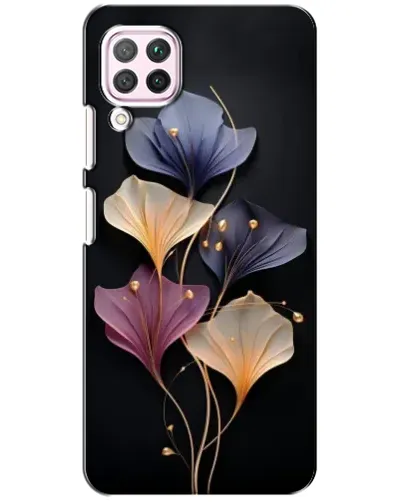 Чохол для Huawei P40 Lite з картинкою «Лілові квіти грації»
