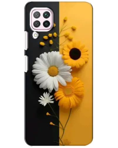 Чохол для Huawei P40 Lite з картинкою «Соняшник та ромашка»
