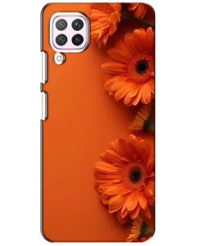 Чохол для Huawei P40 Lite з картинкою «Помаранчеві гербери»