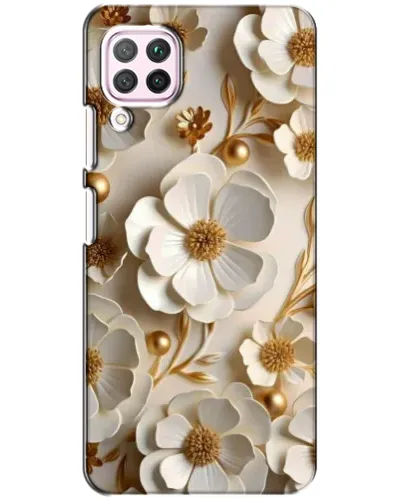 Чохол для Huawei P40 Lite з картинкою «Білі паперові квіти»
