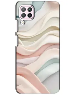 Чехол для Huawei P40 Lite с картинкой «Пастельные нежные волны»