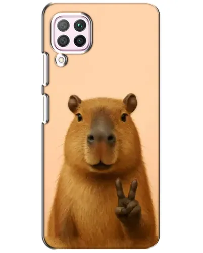 Чехол для Huawei P40 Lite с картинкой «Капибара виктория» Чехол для Huawei P40 Lite с картинкой «Капибара виктория»