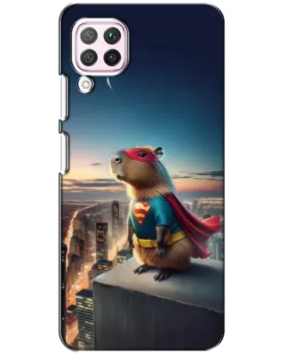 Чехол для Huawei P40 Lite с картинкой «Капи-мен супергерой» Чехол для Huawei P40 Lite с картинкой «Капи-мен супергерой»