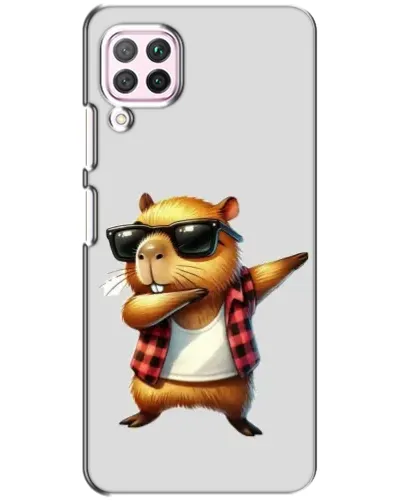 Чехол для Huawei P40 Lite с картинкой «Капибара рэпер даб» Чехол для Huawei P40 Lite с картинкой «Капибара рэпер даб»