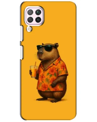 Чехол для Huawei P40 Lite с картинкой «Капибара на отдыхе» Чехол для Huawei P40 Lite с картинкой «Капибара на отдыхе»