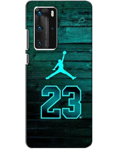 Чехол для Huawei P40 Pro с картинкой «Jordan Cyan 23» Чехол для Huawei P40 Pro с картинкой «Jordan Cyan 23»
