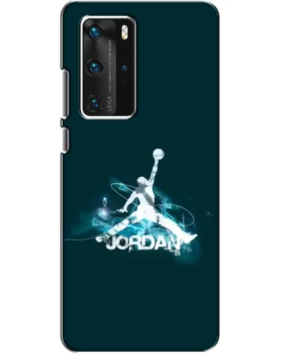 Чехол для Huawei P40 Pro с картинкой «Jordan Blue Fire» Чехол для Huawei P40 Pro с картинкой «Jordan Blue Fire»