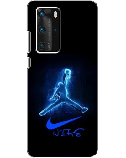 Чехол для Huawei P40 Pro с картинкой «Jordan Neon Blue» Чехол для Huawei P40 Pro с картинкой «Jordan Neon Blue»