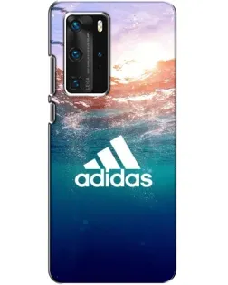 Чехол для Huawei P40 Pro с картинкой «Океанская глубина адидас»