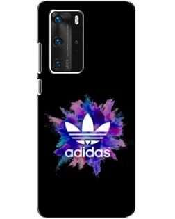 Чехол для Huawei P40 Pro с картинкой «Взрыв красок Adidas»