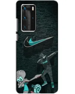 Чехол для Huawei P40 Pro с картинкой «Спортивный арт Nike»