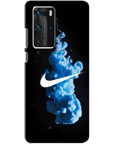Чехол для Huawei P40 Pro с картинкой «Nike и синий дым» Чехол для Huawei P40 Pro с картинкой «Nike и синий дым»