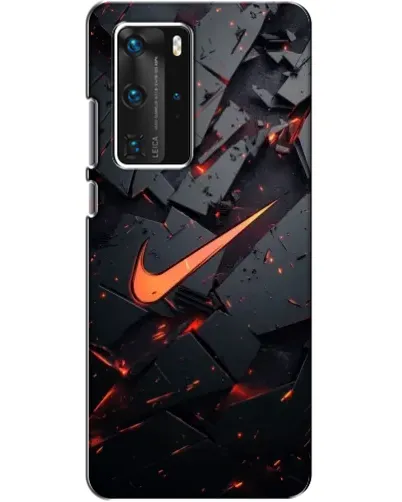 Чехол для Huawei P40 Pro с картинкой «Nike — эффект разломов» Чехол для Huawei P40 Pro с картинкой «Nike — эффект разломов»