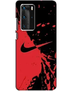 Чехол для Huawei P40 Pro с картинкой «Красные брызги Nike» Чехол для Huawei P40 Pro с картинкой «Красные брызги Nike»