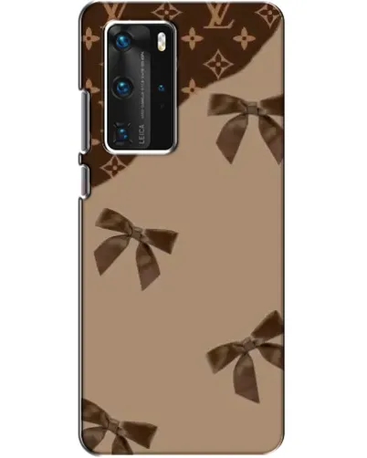Чехол для Huawei P40 Pro с картинкой «LV — кофейный атлас» Чехол для Huawei P40 Pro с картинкой «LV — кофейный атлас»